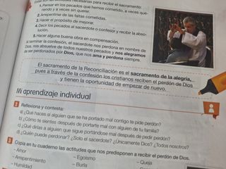 Religión Católica 4 Primaria