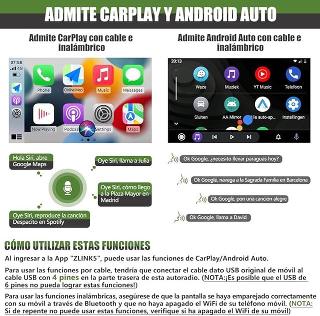 Radio coche con pantalla 🚗