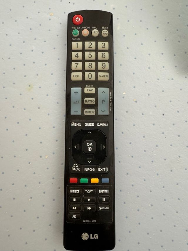Mando Original TV LG Modelo A921