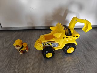 Escavadora Rubble patrulla canina