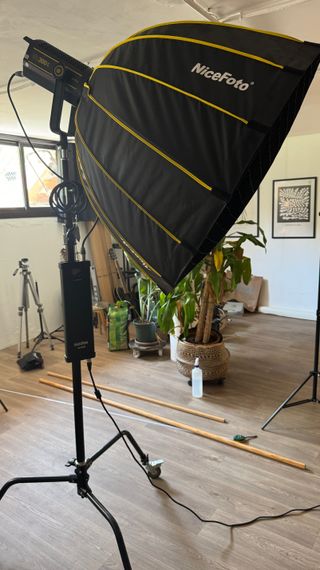 Softbox NiceFoto de 90cm con Apertura Rápida