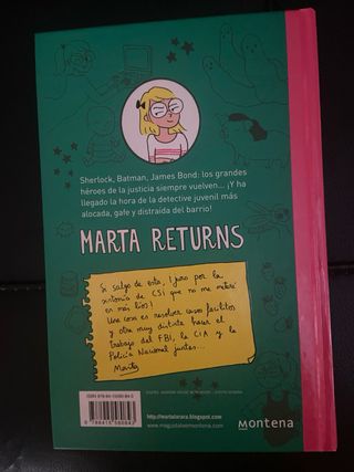 Libro el diario de Marta y punto.