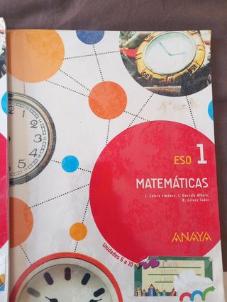 Matemáticas 1 eso anaya