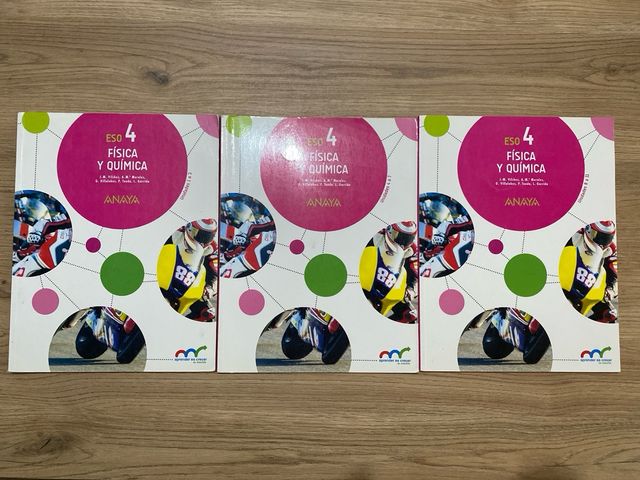 Libro Física y Química 4°ESO Editorial Anaya