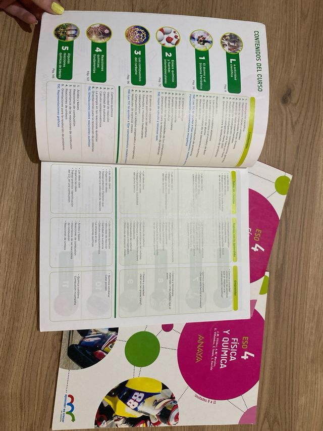 Libro Física y Química 4°ESO Editorial Anaya