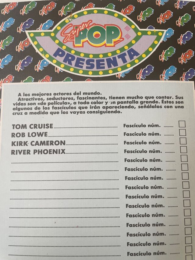 Carpeta retro SuperPop años 90’s