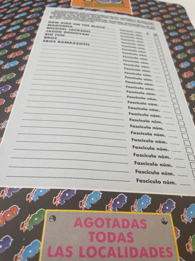 Carpeta retro SuperPop años 90’s