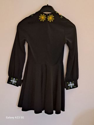 abito donna ricamato vintage