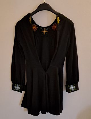 abito donna ricamato vintage
