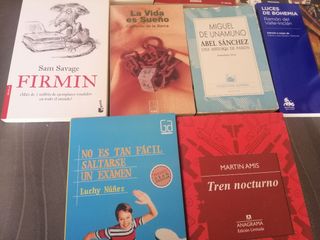 Libros de lectura en castellano. TODOS POR 10 EURO