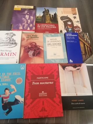 Libros de lectura en castellano. TODOS POR 10 EURO