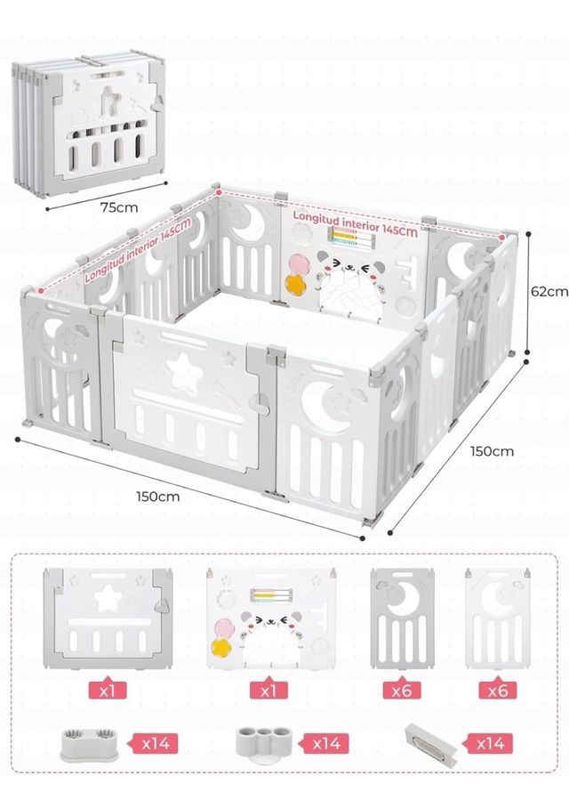 Parque de juego para bebé