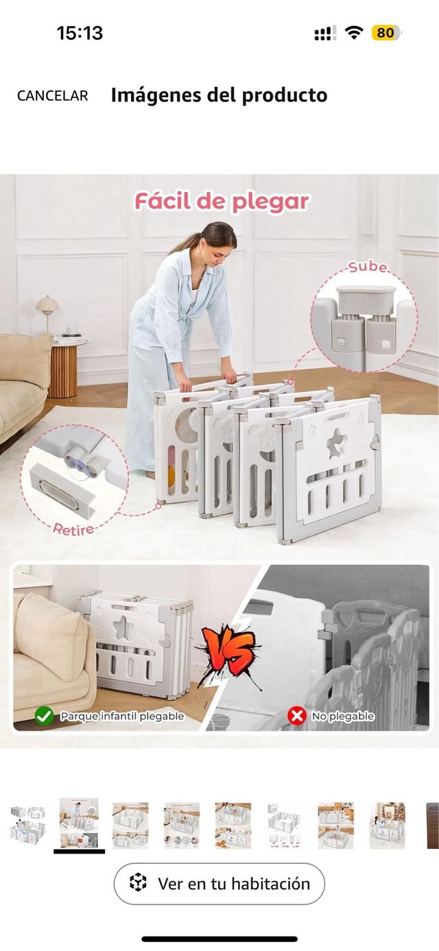 Parque de juego para bebé