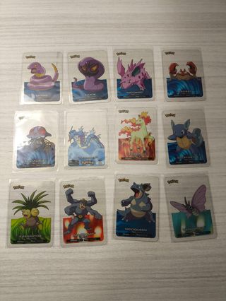 Pokémon lamincards edibas 2005