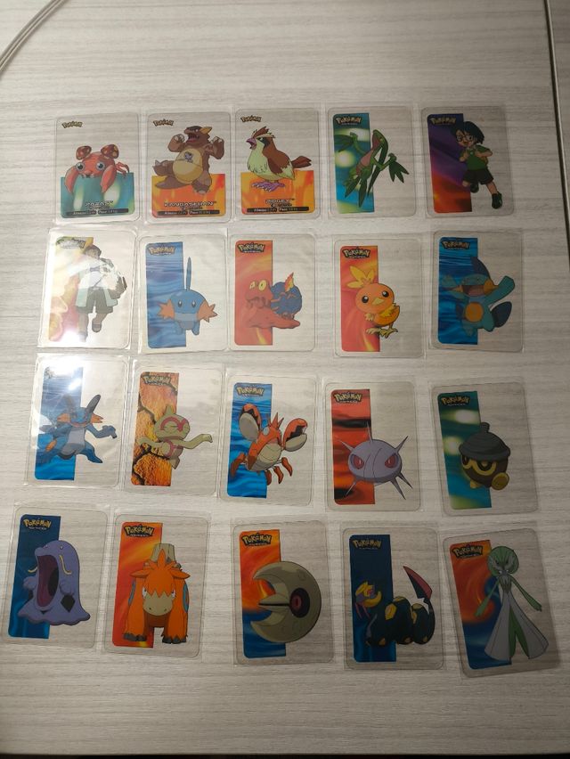 Pokémon lamincards edibas 2005