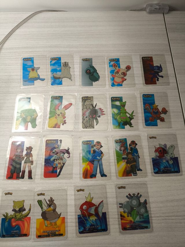 Pokémon lamincards edibas 2005