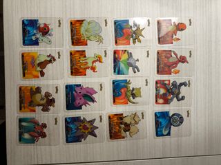 Pokémon lamincards edibas 2004