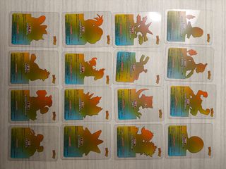 Pokémon lamincards edibas 2004