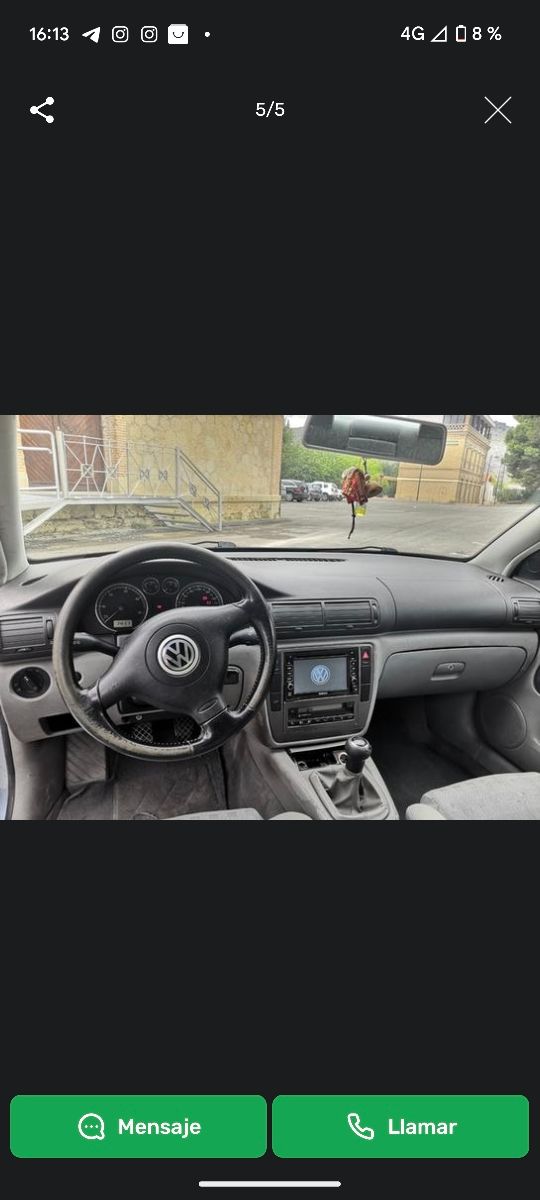 Despiece VW Passat 2001 1.9 tdi 130cv