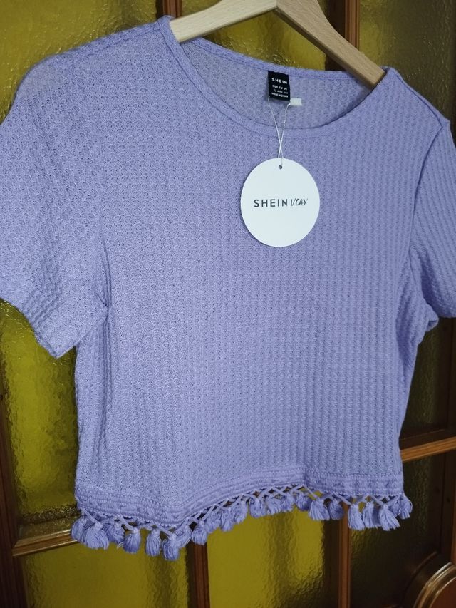 Maglietta Shein donna viola