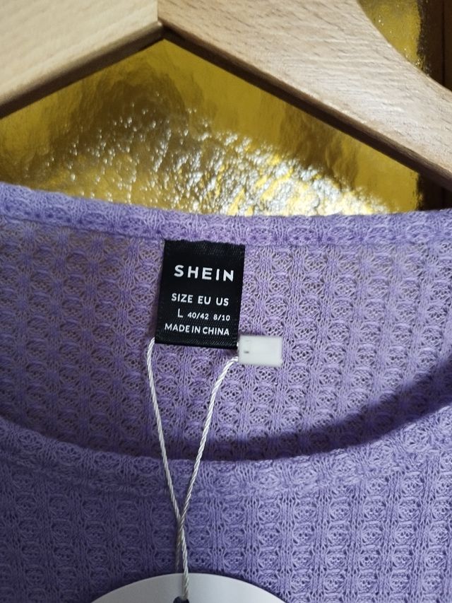 Maglietta Shein donna viola