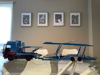 Lote Camion transporte Porsche GT