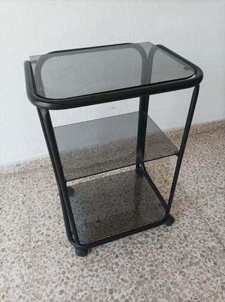 Mesa pequeña auxiliar ruedas