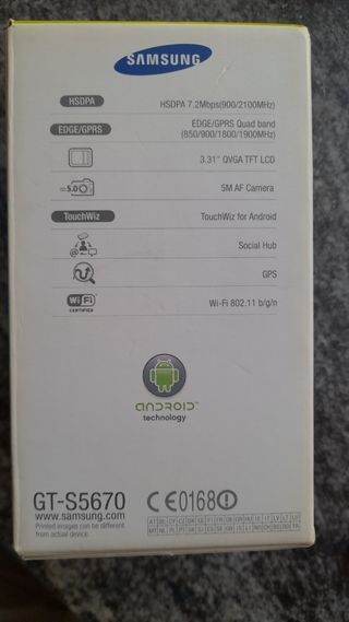 Samsung Galaxy Fit no batteria 🔋