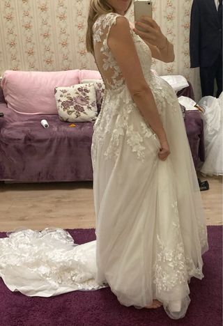 Vestido/traje de novia (premamá/embarazo)