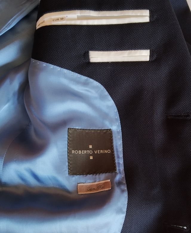 Traje azul Roberto Verino
