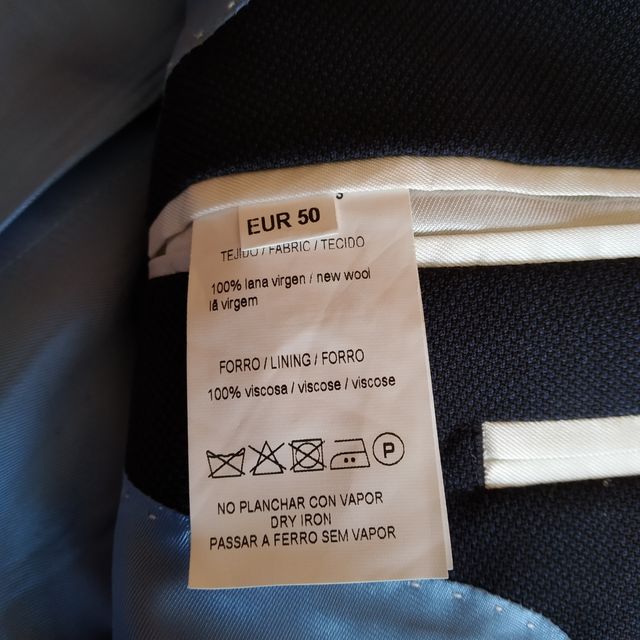 Traje azul Roberto Verino