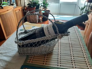 CESTO ARTESANAL BOTELLERO