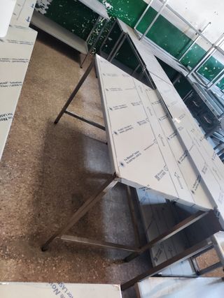 MESA DE ACERO COCINA 1,38M