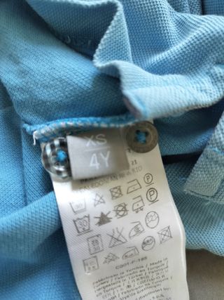 Polo Peuterey bimbo azzurra 4 anni