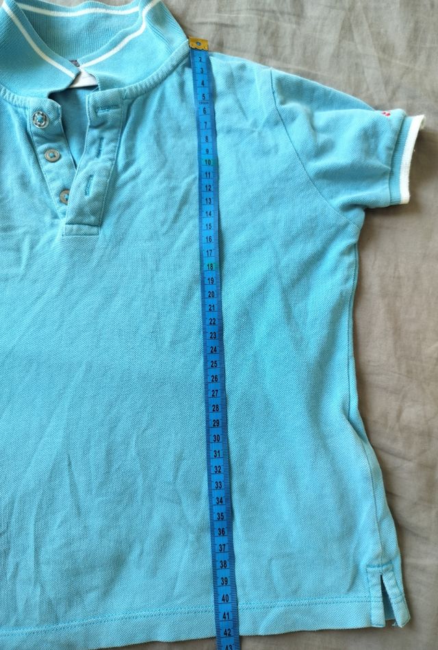 Polo Peuterey bimbo azzurra 4 anni