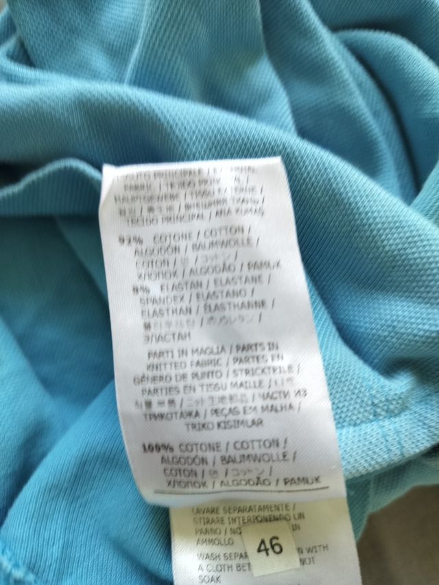 Polo Peuterey bimbo azzurra 4 anni