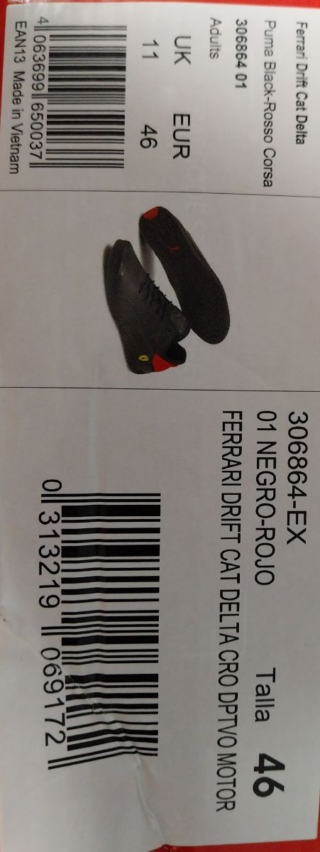 Zapatilla Puma Ferrari N°46