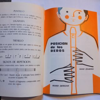 Libro "Método y canciones para flauta dulce"