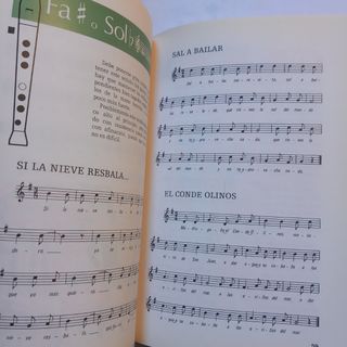 Libro "Método y canciones para flauta dulce"