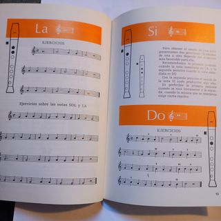 Libro "Método y canciones para flauta dulce"