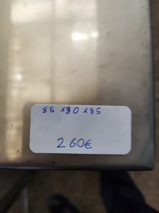 MESA DE ACERO SOPORTE 0,88 M