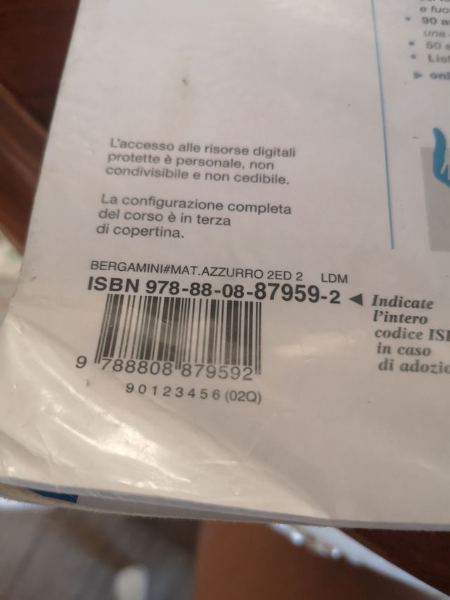 Matematica azzurro 2.