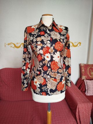 Blusa vintage setenteros talla 42