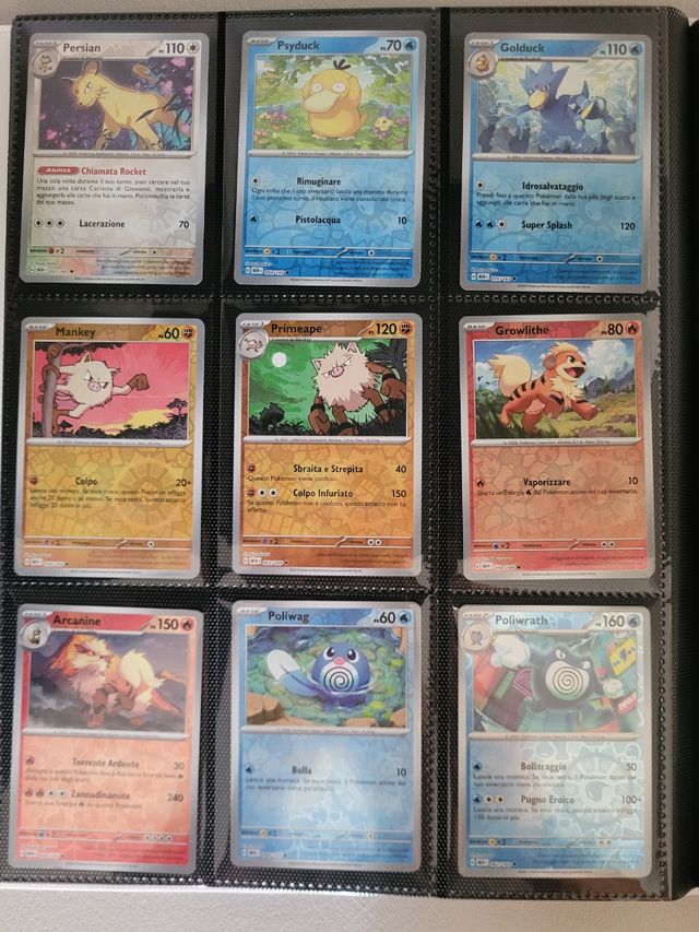 Lotto carte holo reverse Pokémon Mew 151