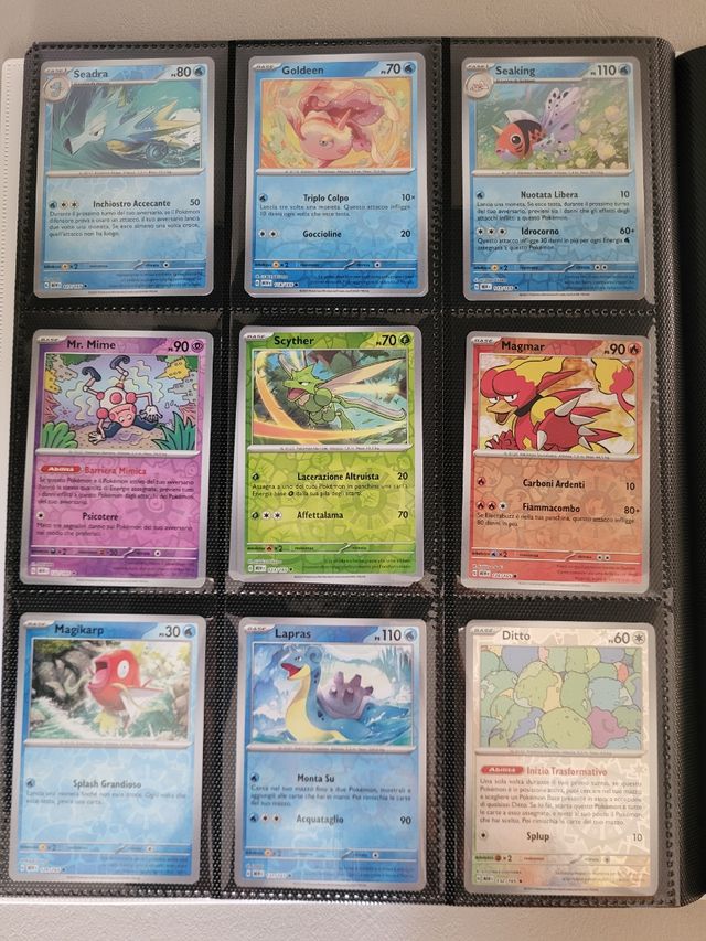Lotto carte holo reverse Pokémon Mew 151