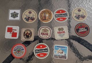 Lotto n. 70 sottobicchieri birra vintage