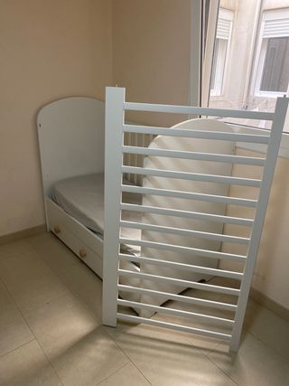 Cuna Blanca de Ikea Colecho Blanca.
