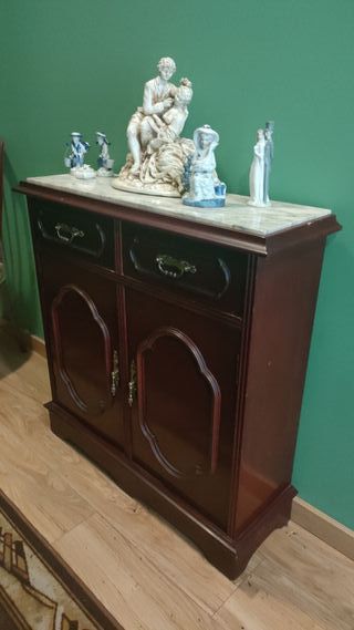 Mueble bajo recibidor años 70