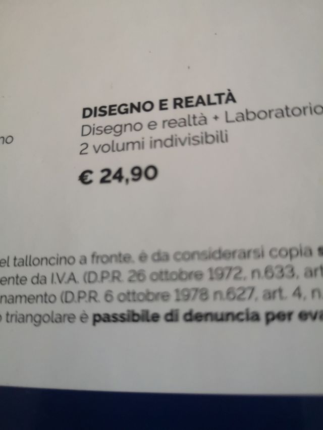 Disegno e realtà.