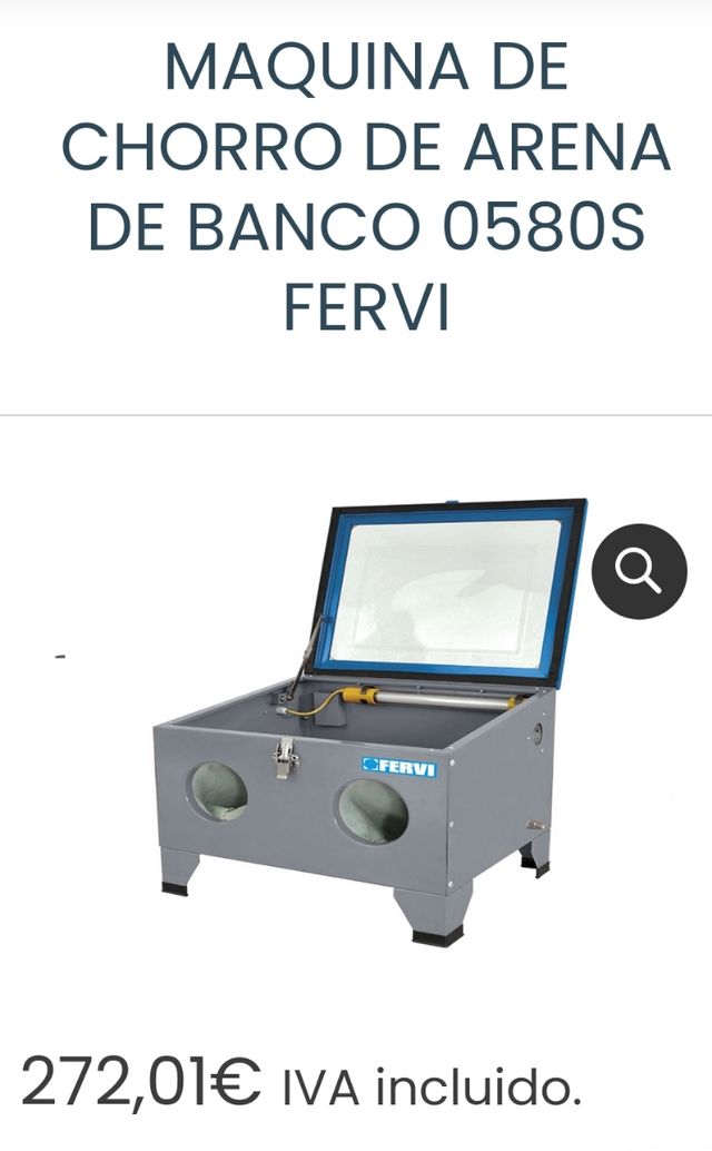 MAQUINA CHORRO DE ARENA